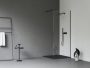 Ravak Walk-In Wall 90 zuhanyfal (fekete-transparent) GW9W7030SZ1