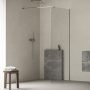 Ravak Walk-In Air Wall 90 zuhanyfal (krómhatású+Transparent) GW9W70C00Z1C