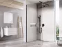 Ravak Walk-In Wall 100 zuhanyfal (fekete-transparent) GW9WA030SZ1
