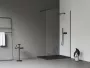 Ravak Walk-In Wall 100 zuhanyfal (fekete-transparent) GW9WA030SZ1