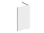Ravak Walk-In Wall 100 zuhanyfal (fekete-transparent) GW9WA030SZ1
