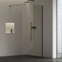 Ravak Walk-In Air Wall 120 zuhanyfal (fekete+Transparent) GW9WG0300Z1C