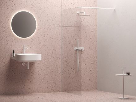 Ravak Walk-In Wall 150 zuhanyfal (matt fehér-Transparent) GW9WP0E0SZ1