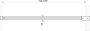 Ravak W SET-Uni T profil, fekete GWD010003024