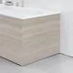 Ravak City MDF 80-as oldallap, jobbos, szaténfa X000001109