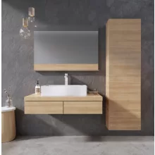  Ravak SB Formy magas faliszekrény 46x160 cm, tölgy X000001261