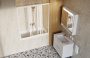 Ravak SD Classic II 700 fürdőszobai szekrény mosdó alá fehér/szürke X000001479