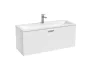 Ravak Clear II SD 1 fiókos mosdó alatti szekrény 80x38x40, fényes fehér X000001642