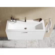   Ravak Clear II SD 1 fiókos mosdó alatti szekrény 100x38x40, fényes fehér X000001643