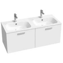   Ravak SD Chrome II 1200 mosdó alatti szekrény króm fogantyúval, fényes fehér X000001775