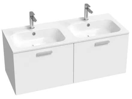 Ravak SD Chrome II 1200 mosdó alatti szekrény króm fogantyúval, fényes fehér X000001775