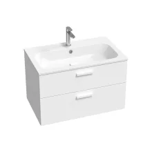   Ravak SD Chrome II 800 mosdószekrény két fiókkal, fehér fogantyúval X000001778