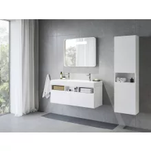   Ravak Natural SB fali magas szekrény 160x45, fényes fehér X000001789