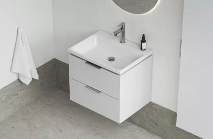Ravak Comfort II SD 600 két fiókos mosdó alatti szekrény, fényes fehér X000001818