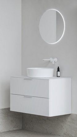Ravak Comfort II SD 800 két fiókos mosdó alatti szekrény, fényes fehér X000001819