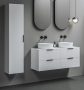 Ravak Comfort II SB 350 fali magas szekrény fogantyú nélkül, fényes fehér X000001821