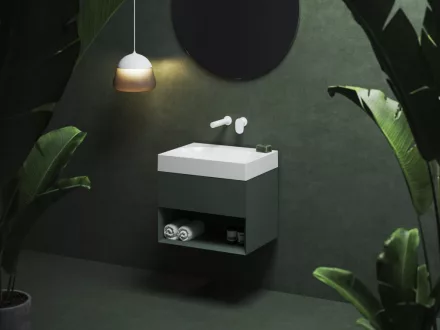 Ravak SD Lite 60 fürdőszobai szekrény mosdó alá, grey green X000001858
