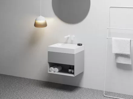 Ravak SD Lite 60 fürdőszobai szekrény mosdó alá, smoke grey X000001859