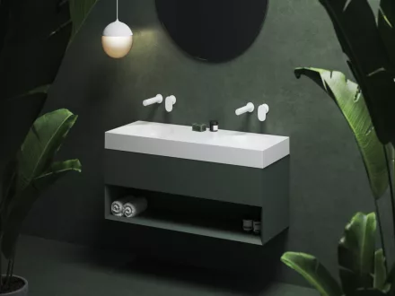 Ravak SD Lite 120 fürdőszobai szekrény mosdó alá, grey green X000001870