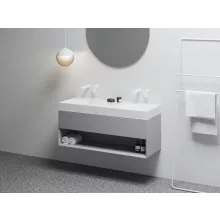   Ravak SD Lite 120 fürdőszobai szekrény mosdó alá, smoke grey X000001871