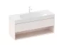 Ravak SD Lite 120 fürdőszobai szekrény mosdó alá, alabaster pink X000001872