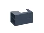 Ravak SD Lite 80 fürdőszobai szekrény mosdó alá, balos/deepsea blue X000001875