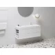 Ravak SD Lite 120 fürdőszobai szekrény mosdó alá, balos/fényes fehér X000001879
