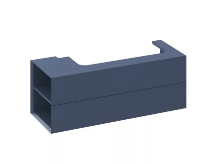 Ravak SD Lite 120 fürdőszobai szekrény mosdó alá, balos/deepsea blue X000001881