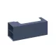 Ravak SD Lite 120 fürdőszobai szekrény mosdó alá, balos/deepsea blue X000001881