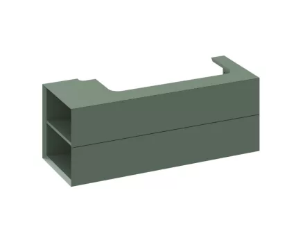 Ravak SD Lite 120 fürdőszobai szekrény mosdó alá, balos/grey green X000001882