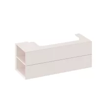   Ravak SD Lite 120 fürdőszobai szekrény mosdó alá, balos/alabaster pink X000001884