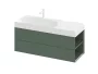 Ravak SD Lite 120 fürdőszobai szekrény mosdó alá, jobbos/grey green X000001894