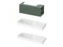 Ravak SD Lite 120 fürdőszobai szekrény mosdó alá, jobbos/grey green X000001894