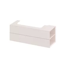   Ravak SD Lite 120 fürdőszobai szekrény mosdó alá, jobbos/alabaster pink X000001896