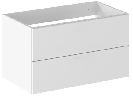 Ravak SD Arctic II 2 fiókos mosdószekrény 80x46 cm, fényes fehér.