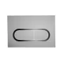 Ravak Chrome WC öblítő fedőlap, szatén X01454