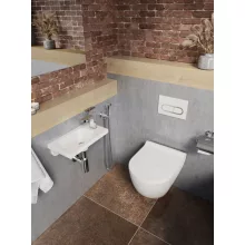 Ravak Chrome WC öblítő fedőlap, fehér X01455