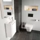 Ravak Uni Slim WC öblítő nyomólap, matt fekete X01744