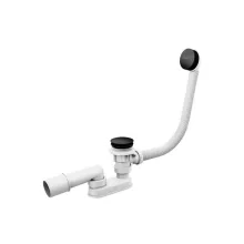   Ravak Kád le és túlfolyószett 570 mm, Click Clack, fekete X01746