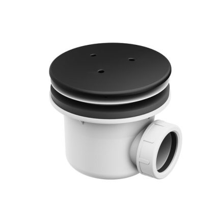 EGYEDI ÁR RAVAK Professional zuhanytálca szifon 90 matt fekete X01749