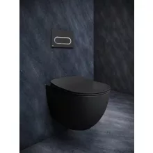 Ravak Uni Chrome RimOff fali WC csésze fekete X01794