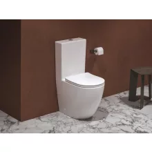   Ravak Optima RimOff monoblokkos WC ülökével, fehér X01870