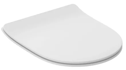 Ravak Ypsilon vékonyított duroplast WC ülőke Soft-Close mechanizmussal, fehér kivitelben.