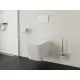 Ravak Natural RimOff fali kerámia WC csésze duroplast WC ülőkével és SoftClose zsanérokkal, fehér X01984