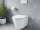 Ravak Flow RimOff fali kerámia WC csésze duroplast WC ülőkével és SoftClose zsanérokkal, fehér X01985