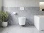 Ravak Flow RimOff fali kerámia WC csésze duroplast WC ülőkével és SoftClose zsanérokkal, fehér X01985
