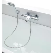   Ravak TE082 termosztátos kád csaptelep 150 mm, lapos változatú, króm X070046