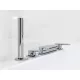 Ravak Chrome CR 025.00CR kádperemre szerelhető vízesés csaptelep, króm X070073