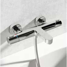   Ravak Termo 300 TE 023.00/150  termosztátos fali kádcsaptelep, króm X070097