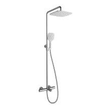   Ravak Termo 300 TE 092.00CR/WH zuhanyoszlop termosztátos csapteleppel, króm/fehér X070098